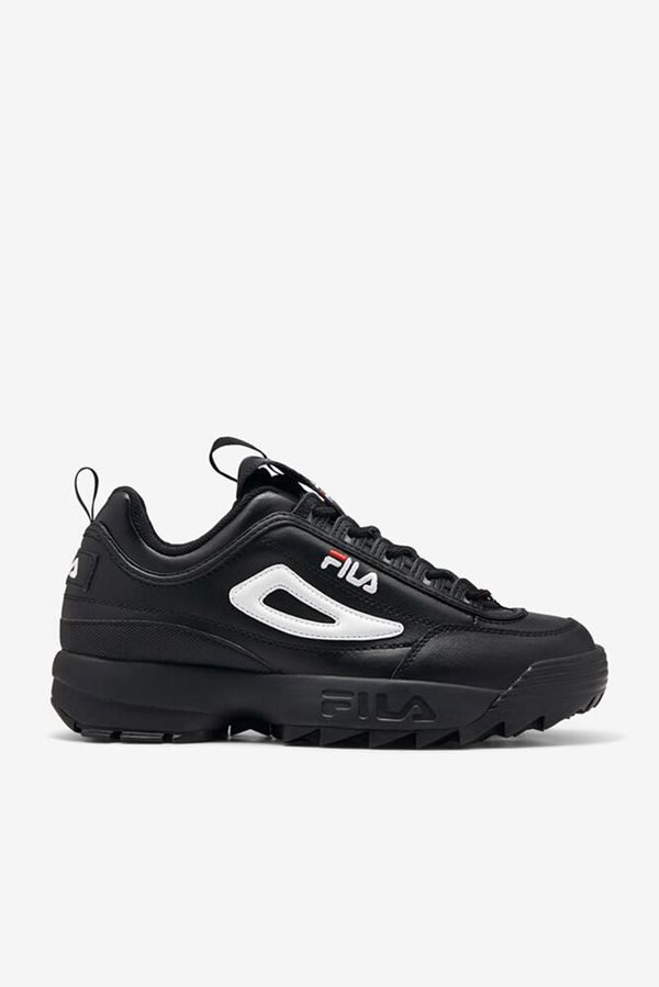 Zapatillas Fila Hombre Negras / Blancas / Rojas - Disruptor 2 Premium - España 094568HAS